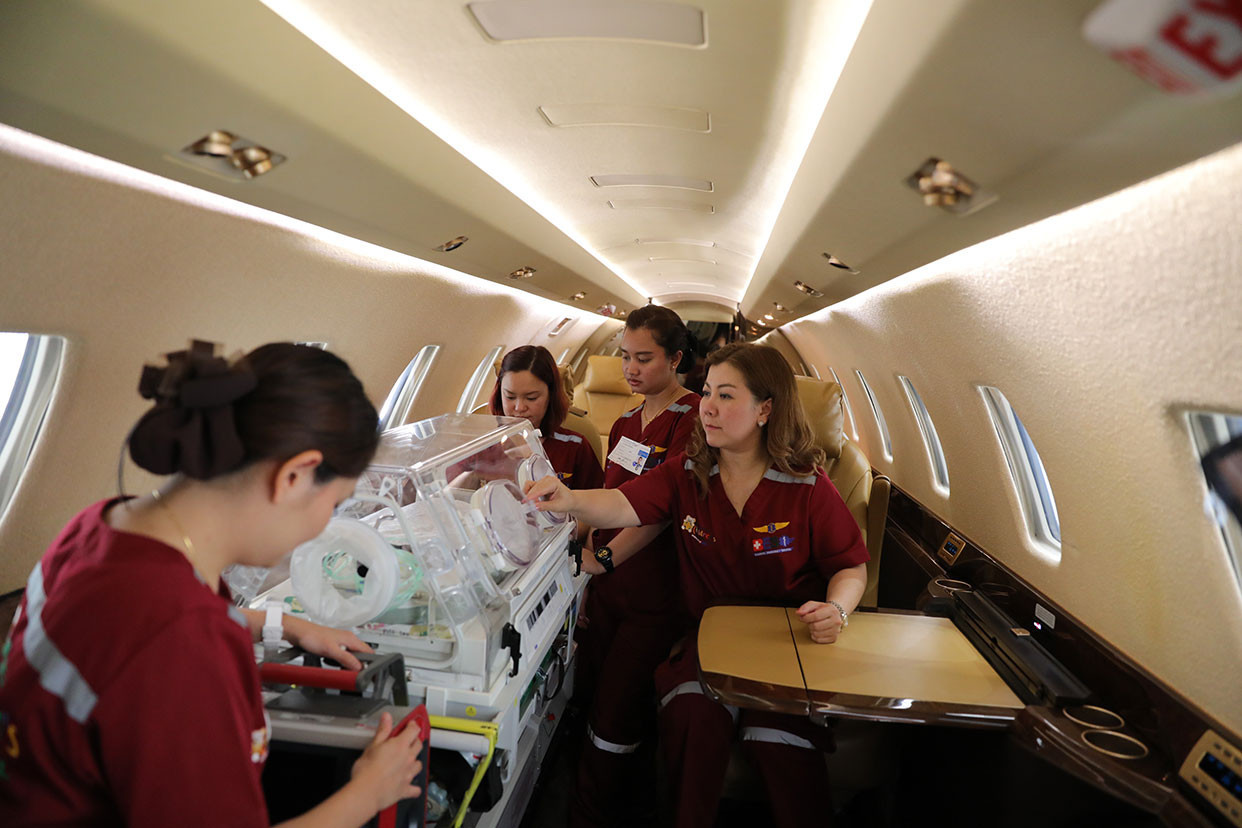 サミティベート病院のAir Ambulance