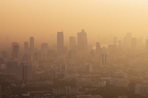 バンコク首都圏で微小粒子状物質（PM2.5）の濃度が上昇