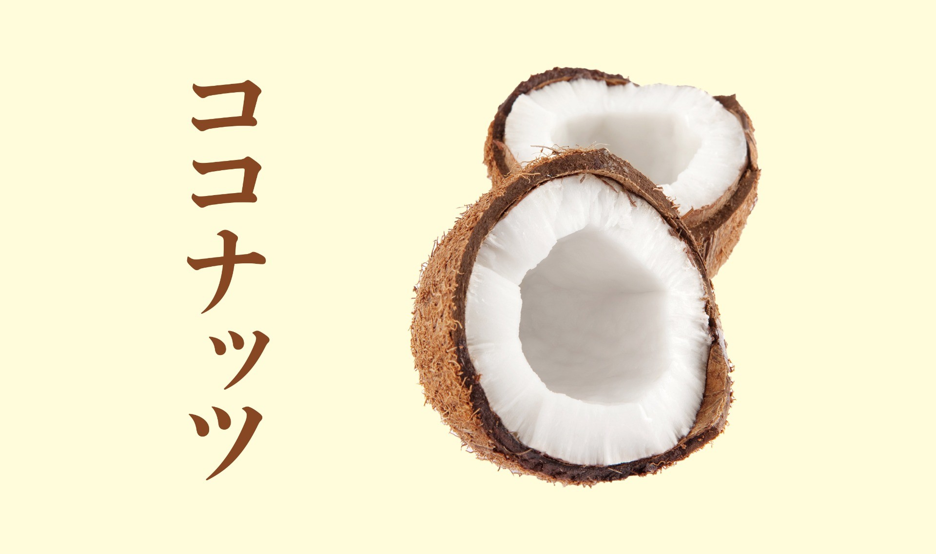 体の巡りを支えるココナッツ